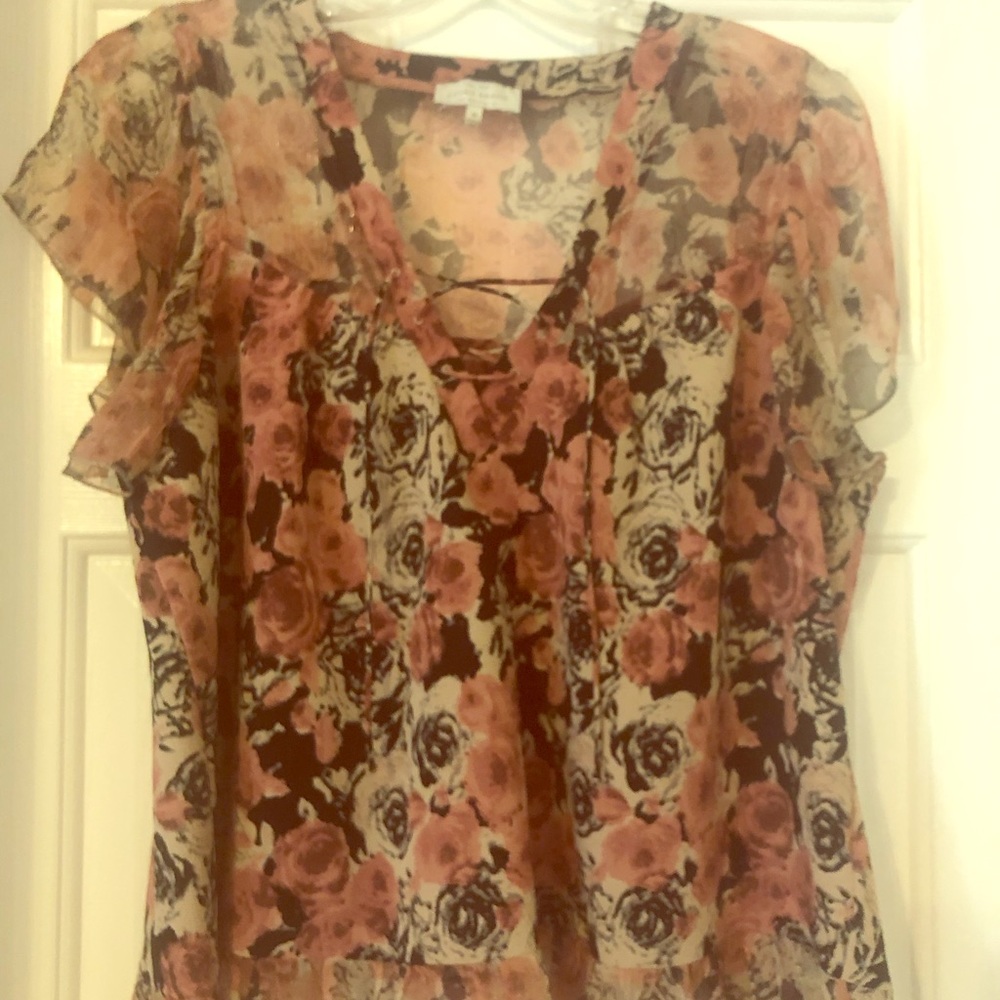 Lucky Brand Medium floral top. EUC